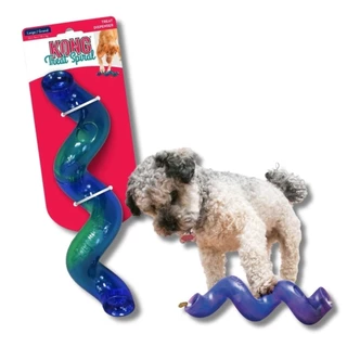 Kong Brinquedo Interativo Para Cães Treat Spiral Stick Grande Dispenser Para Ração e Petiscos