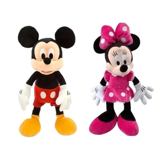 Kit de Pelúcias Mickey E Minnie 30cm Para Crianças Divertido