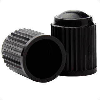 Kit 100 Tampas Tampinha Preta de Válvula Bico Pneu Carro Moto Bike Bicicleta Plástico