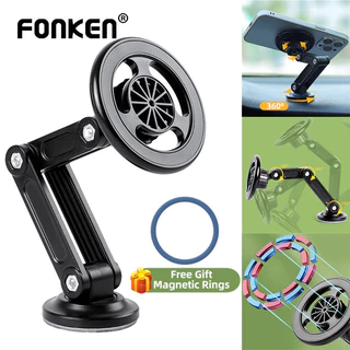 Suporte Magnético Para Telefone Fonken Smartphone Carro Navegação Mgsafe Telescópico Dobrável Automóveis