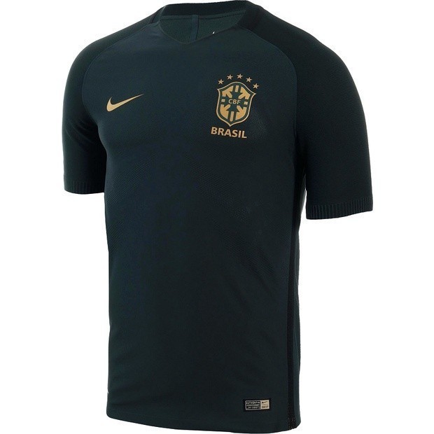 Camisa Camiseta de Time Seleção Brasileira Brasil Preta 21/22 | Shopee ...