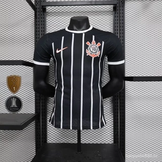 2023-24 | Edição do Jogador | Corinthians Fora Camisa personalizada de futebol 1:1 personalizar qualquer nome e número