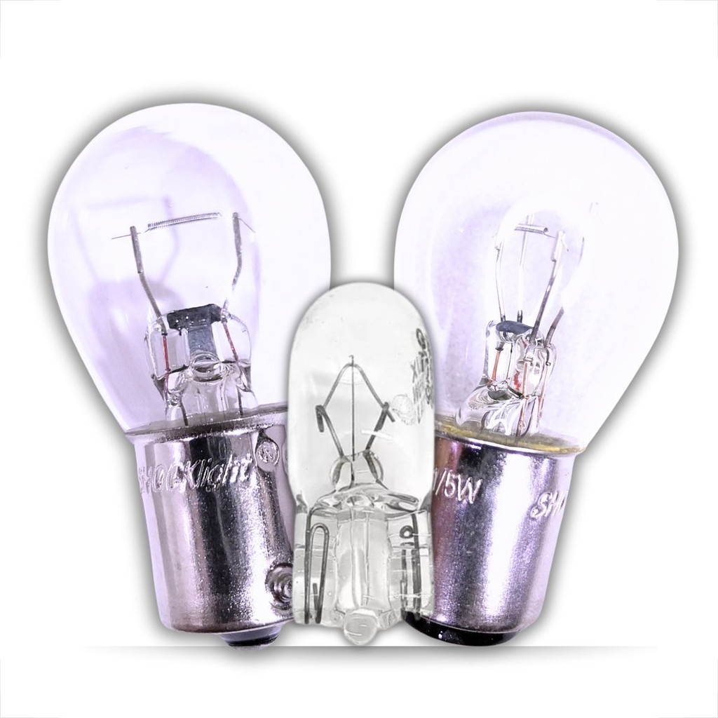 Kit 30 Lâmpadas Halógena 12V T10 1 Polo 2 Polos Luz Veicular