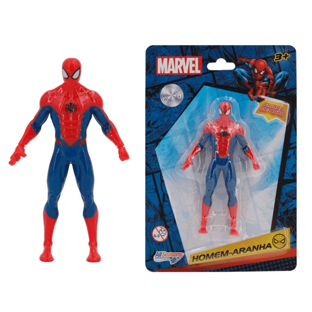 BONECO MARVEL HOMEM ARANHA ALL SEASONS 9,5CM | Shopee Brasil