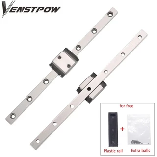 MGN MGN5 MGN5C MGN5H 100 150 200 250 300 350 400 450 500mm Miniatura De Trilho linear Deslizante 1pc Guia Mgn5pc MGN5H