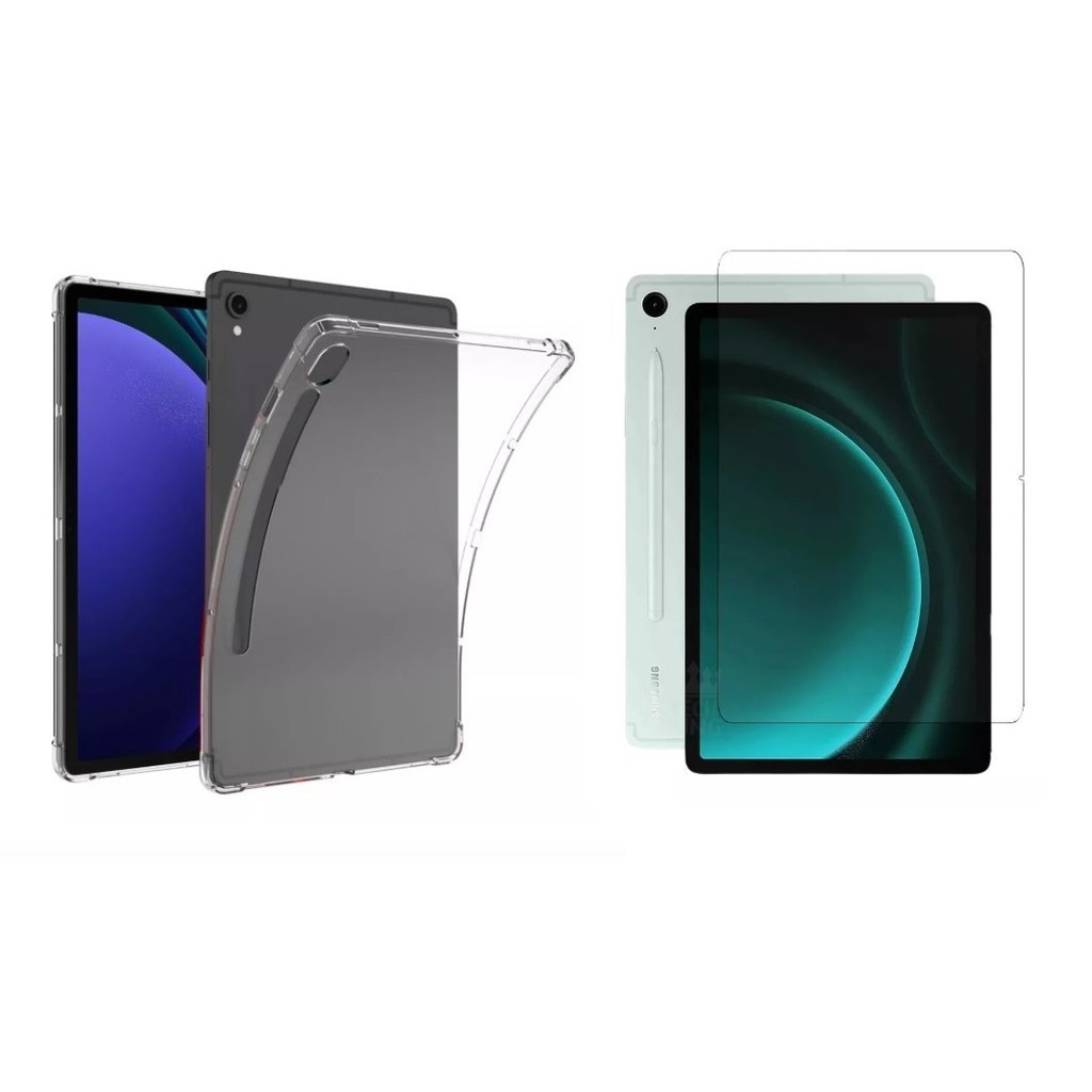 Capa Capinha Case + Pelicula vidro Samsung Galaxy TAB S9 FE 10.9