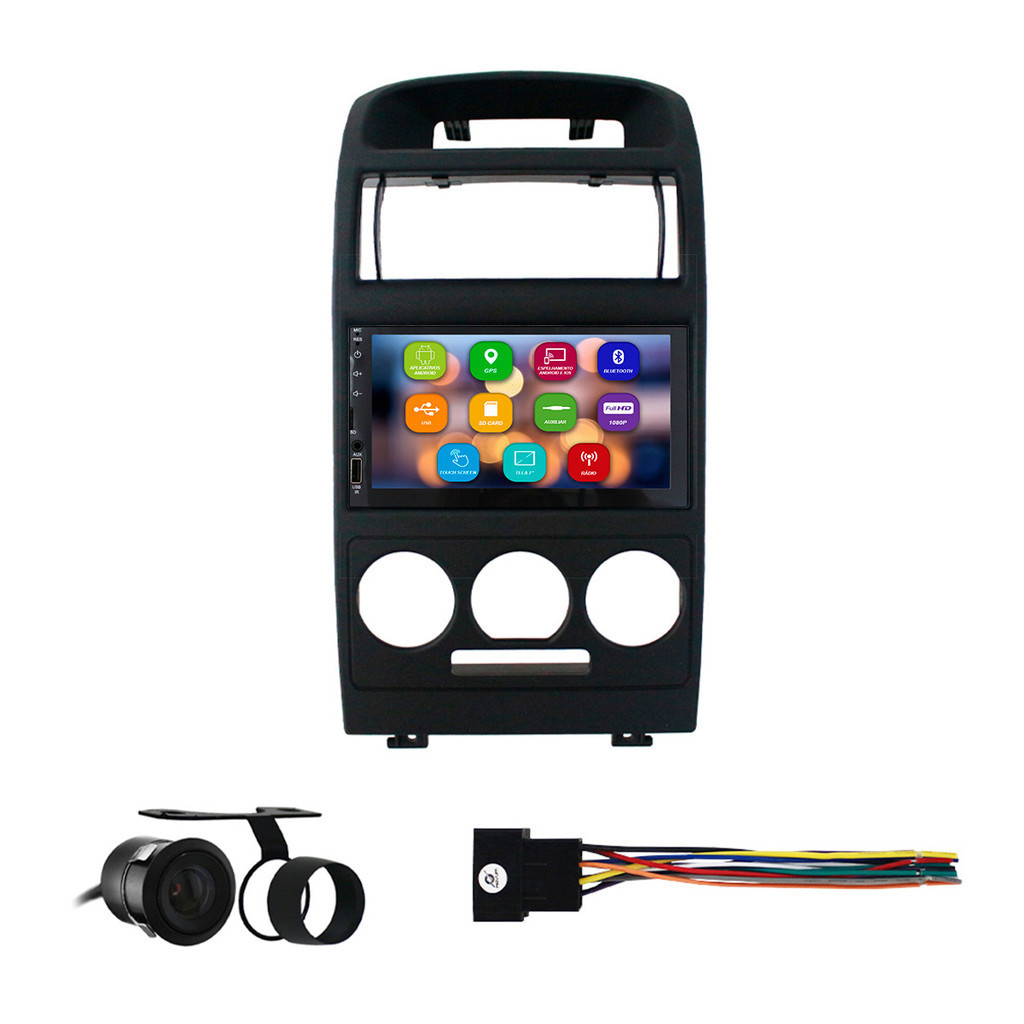 Kit Multimídia 7 Pol Astra Analógico 98 99 2000 A 2012 Android 2Gb Ram ...