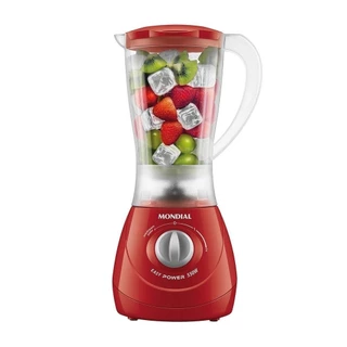 Liquidificador Mondial L-550, 550W, Copo Leitoso, Vermelho em Oferta na Shopee