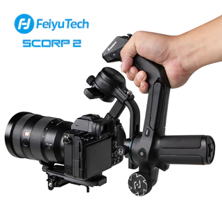 FeiyuTech SCORP 2 Estabilizador de cardan de câmera, rastreador de IA integrado tela de toque de joystick de atualização