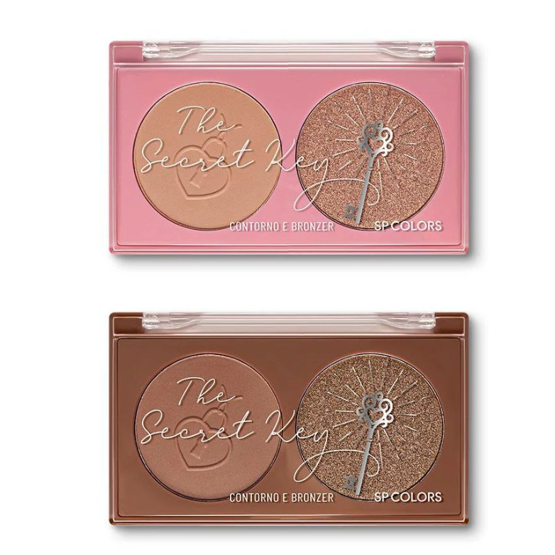 Paleta de Contorno + Bronzer Coleção The Secret Key - SP COLORS ...