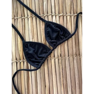 biquíni parte de cima ( VARIAS CORES ) cortininha sem bojo forrado top biquíni avulso em Oferta na Shopee