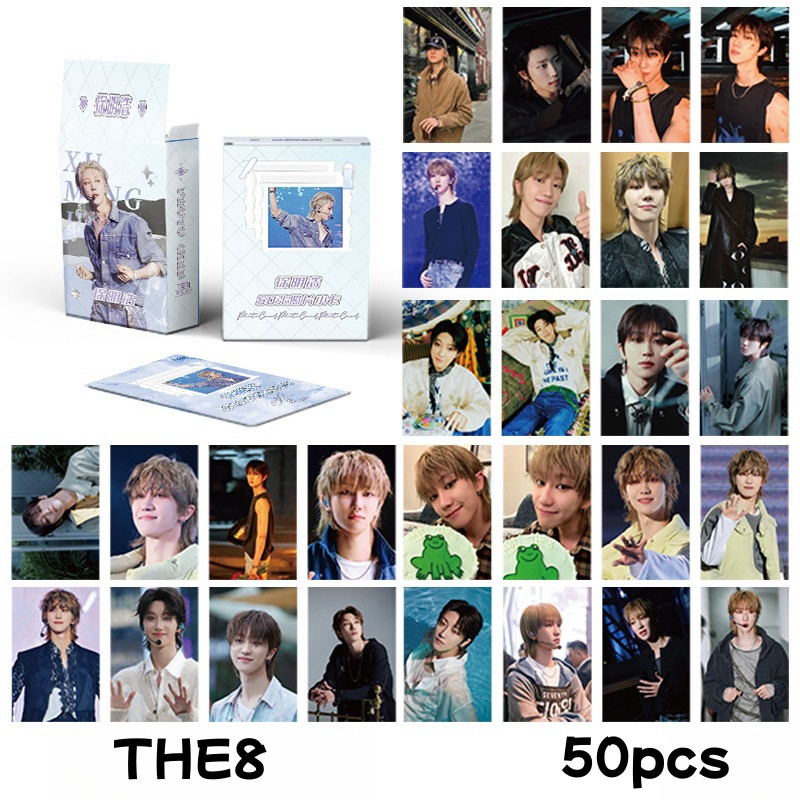 50-55pcs SEVENTEEN Holographic Laser LOMO Cards Performance 17 IS