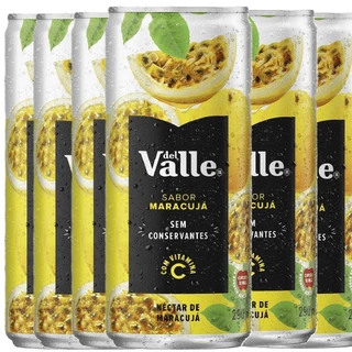 Pack Com 6x Sucos Del Valle Maracujá 290ml