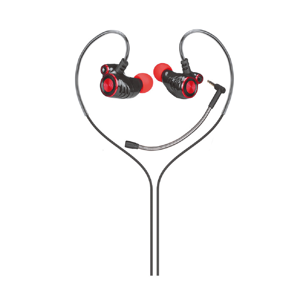 Fone de Ouvido com microfone removível HP DHE-7002 Black