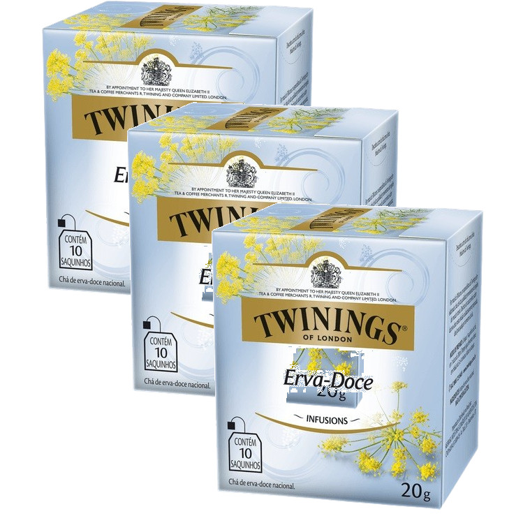 kit 3 TWININGS OF LONDON SABOR ERVA DOCE 20G - 10 SAQUINHOS | Shopee Brasil