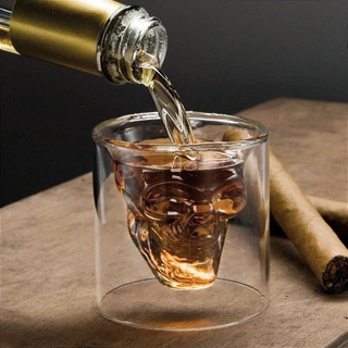 Copo para Whisky Caveira Doomed