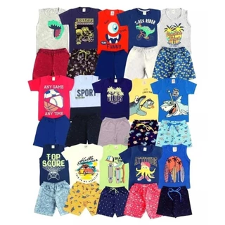 Kit 10 peças conjunto Masculino Infantil e Juvenil 01 ao 14