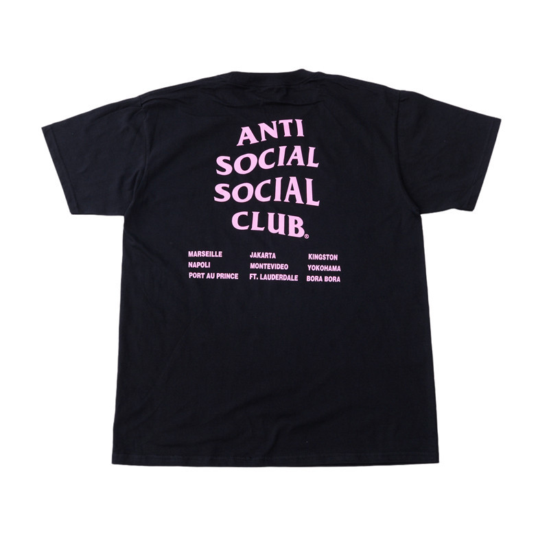 ASCC City Parade Stacked Color T-shirt De Manga Curta Impressa Em Cores Instagram Fashion Label Masculino