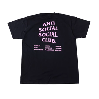 ASCC City Parade Stacked Color T-shirt De Manga Curta Impressa Em Cores Instagram Fashion Label Masculino
