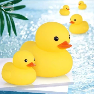 MXBEAUTY Pato Amarelo Brinquedos De Banho Bebê , Flutuador Com Squeeze Sound Toy , Banheiro Borracha De Macia Pequeno Brinquedo De Água Para Crianças