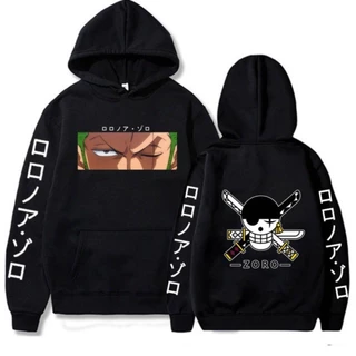 Blusa de Frio Moletom Anime Masculino Feminino One Piece Zoro