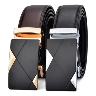 PLUS Masculino Tamanho 130 140 150 160 170cm Cintos Moda Fivela Automática Cintura Luxo Designer Preto Marrom 3,5cm Ceinture Homme 2024