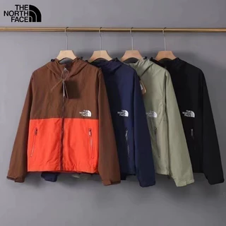 The North Face O Quebra-Vento De Casal Original Da Norte Com Capuz De Bombardeiro Casaco