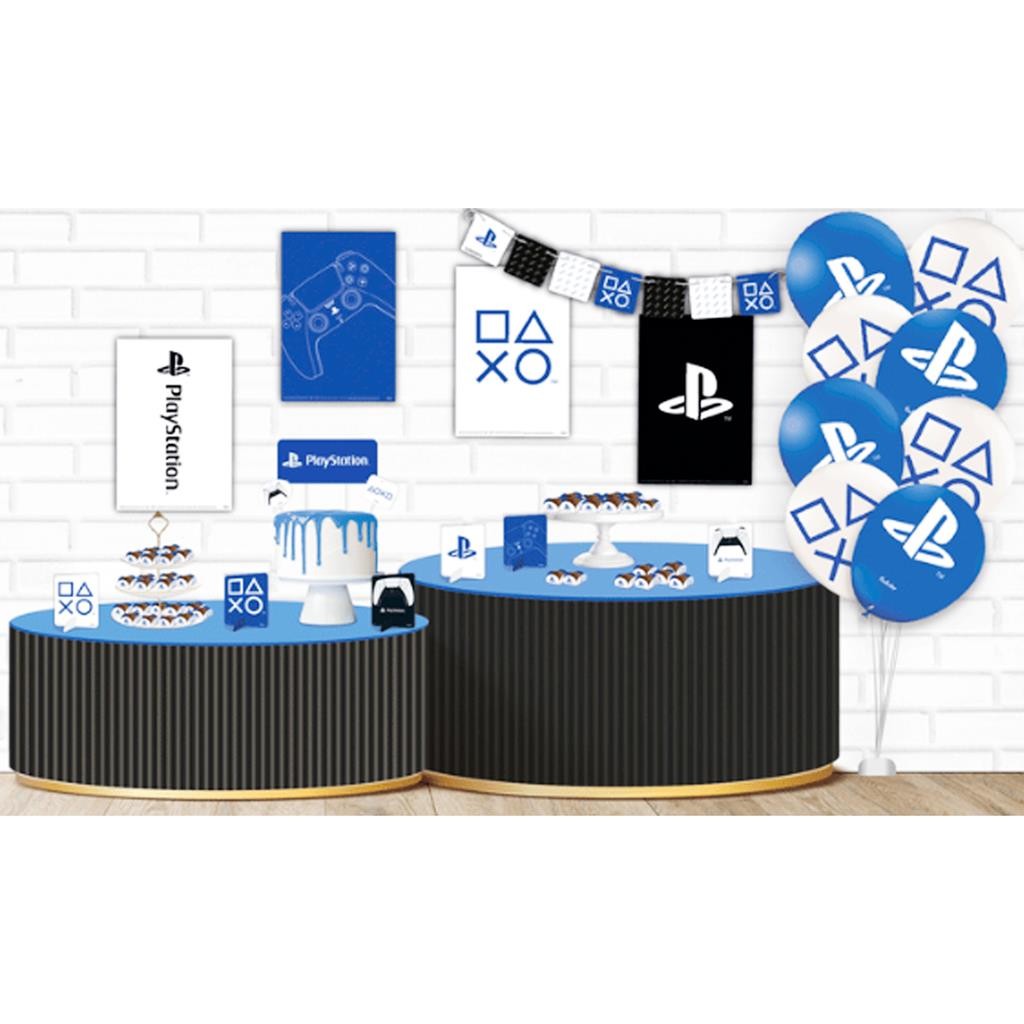 Kit Festa Decorativo Playstation 5 Aniversário - Festcolor | Shopee Brasil