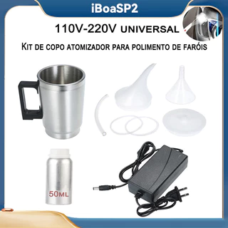 kit Polimento Farol Polímero Líquido Farol Polimetro Farol Kit Reparo Farol Copo De Polimento Vapor Polímero