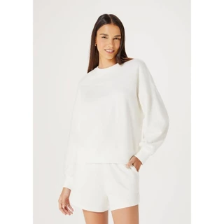 Blusão Básico Feminino Comfort Em Moletom Hering