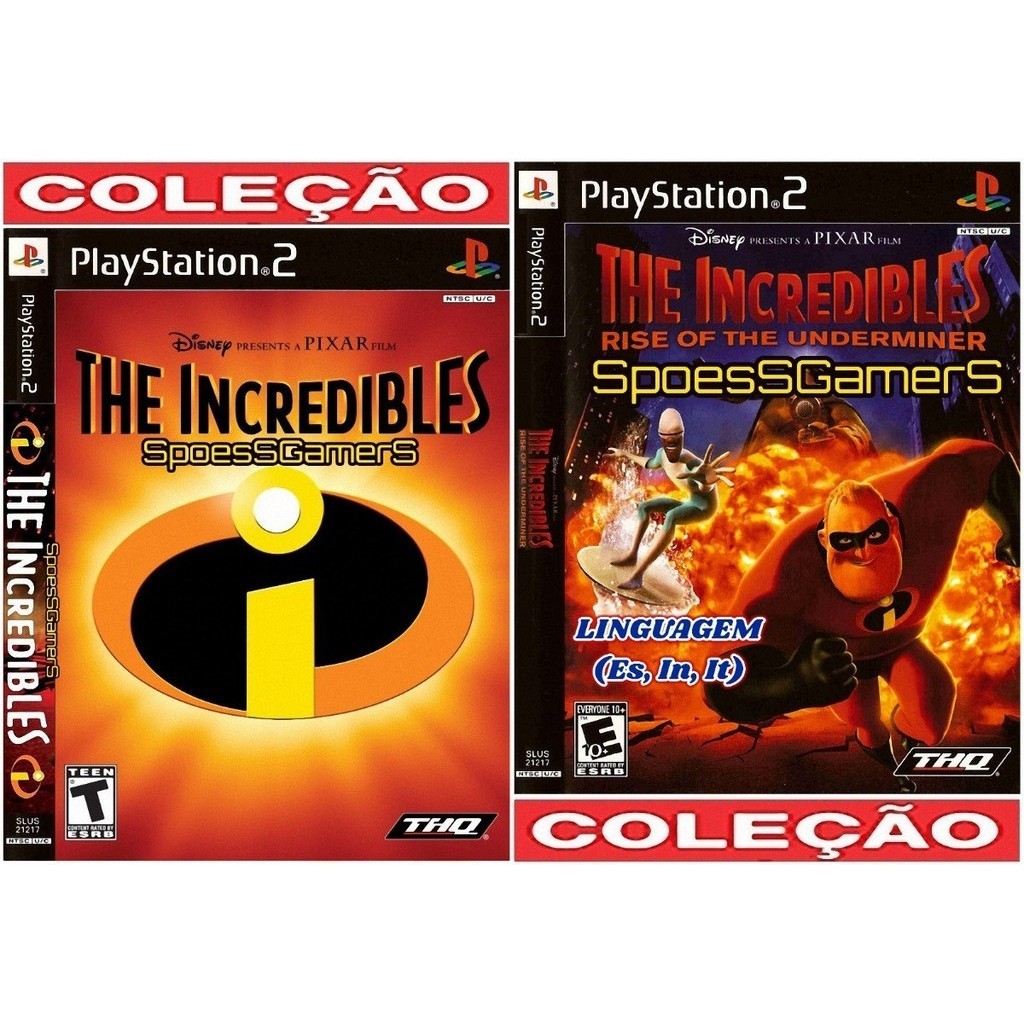 Os Incríveis Collection (2 Jogos) Ps2 Compativel Patch | Shopee Brasil