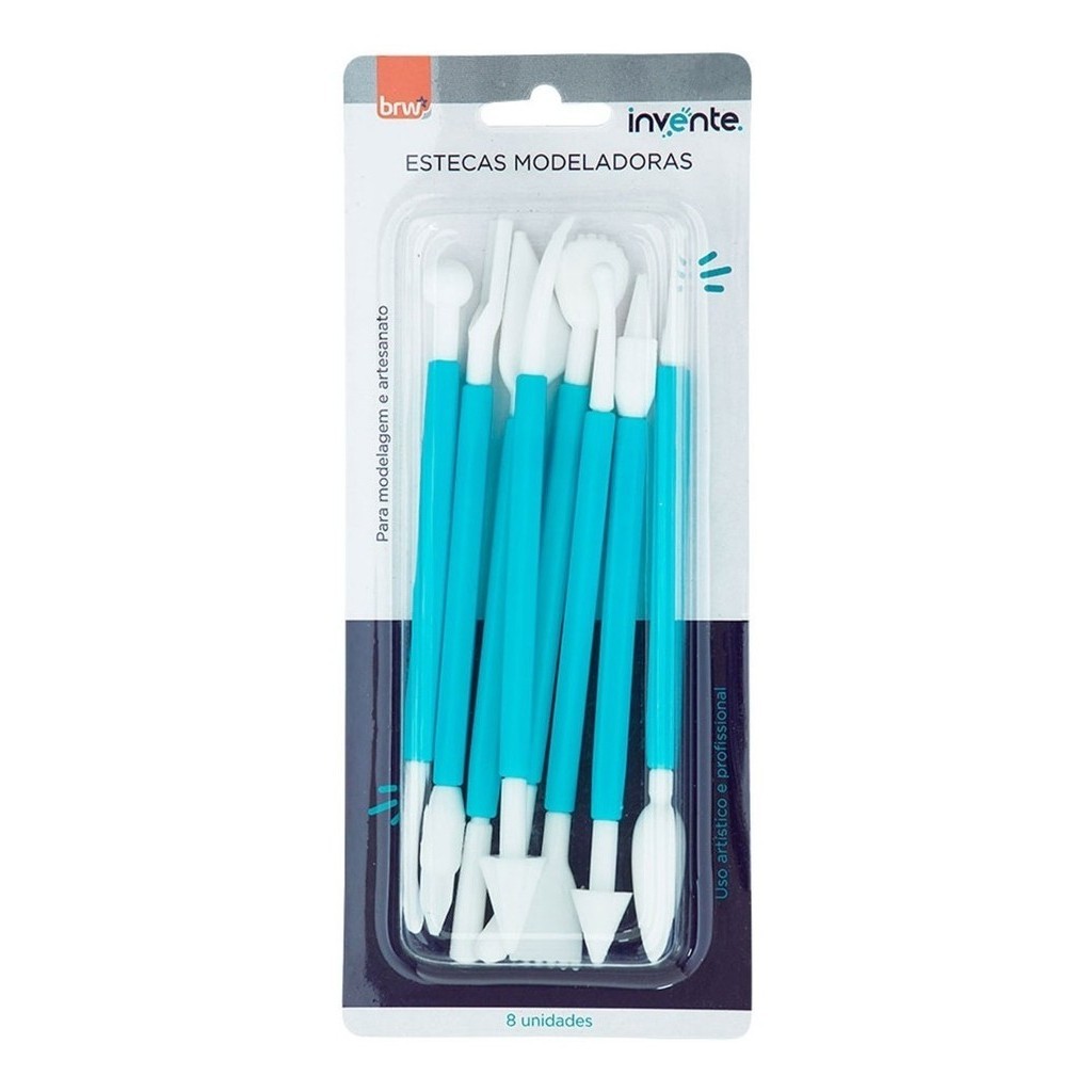 Kit Estecas Modeladoras Artesanato Massas Argila Modelagem - EE0001