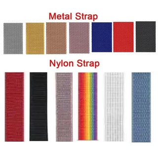 Pulseira De Silicone Nylon Metal 38/40mm 42/44mm Relógio Série 9 9 Para IWO Smartwatch Inteligente W29 PRO w59 MINI H12 HK9 W99 + W69 Ultra 9