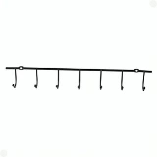 Suporte de Parede Multiuso Organizador Com 7 Ganchos 35cm - Mor