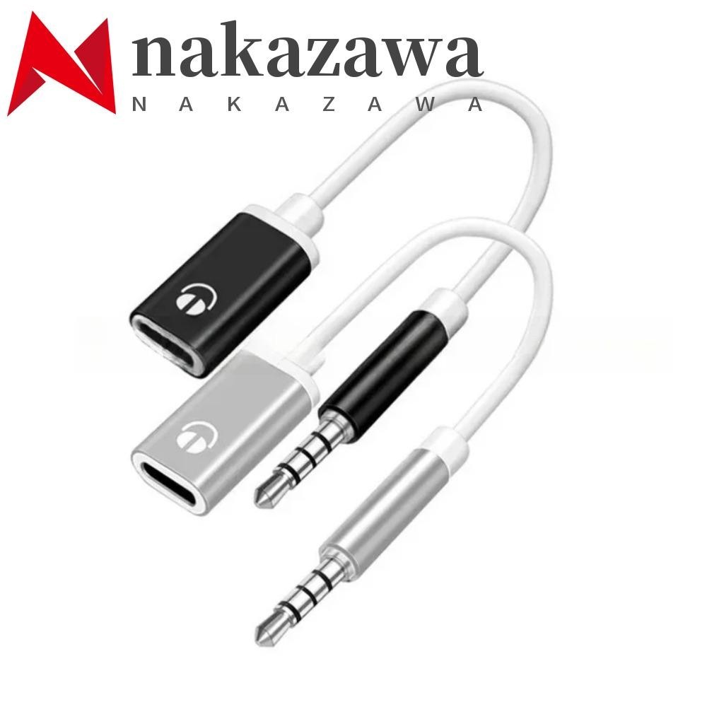 Nakazazawa Conversor De Jack Tipo C Para 3,5mm , Fone De Ouvido Fêmea 3,5mm Macho , Conversão Portátil Durável 3 5mm Adaptador