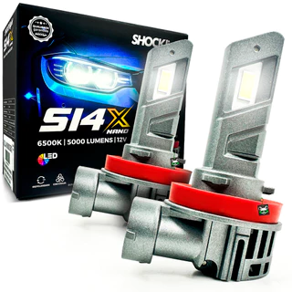 Lâmpada Led Shocklight S14X Nano 5000 Lúmens 6500K H11