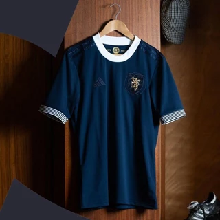Escócia Alta Qualidade 150th Anniversary Futebol T-shirt