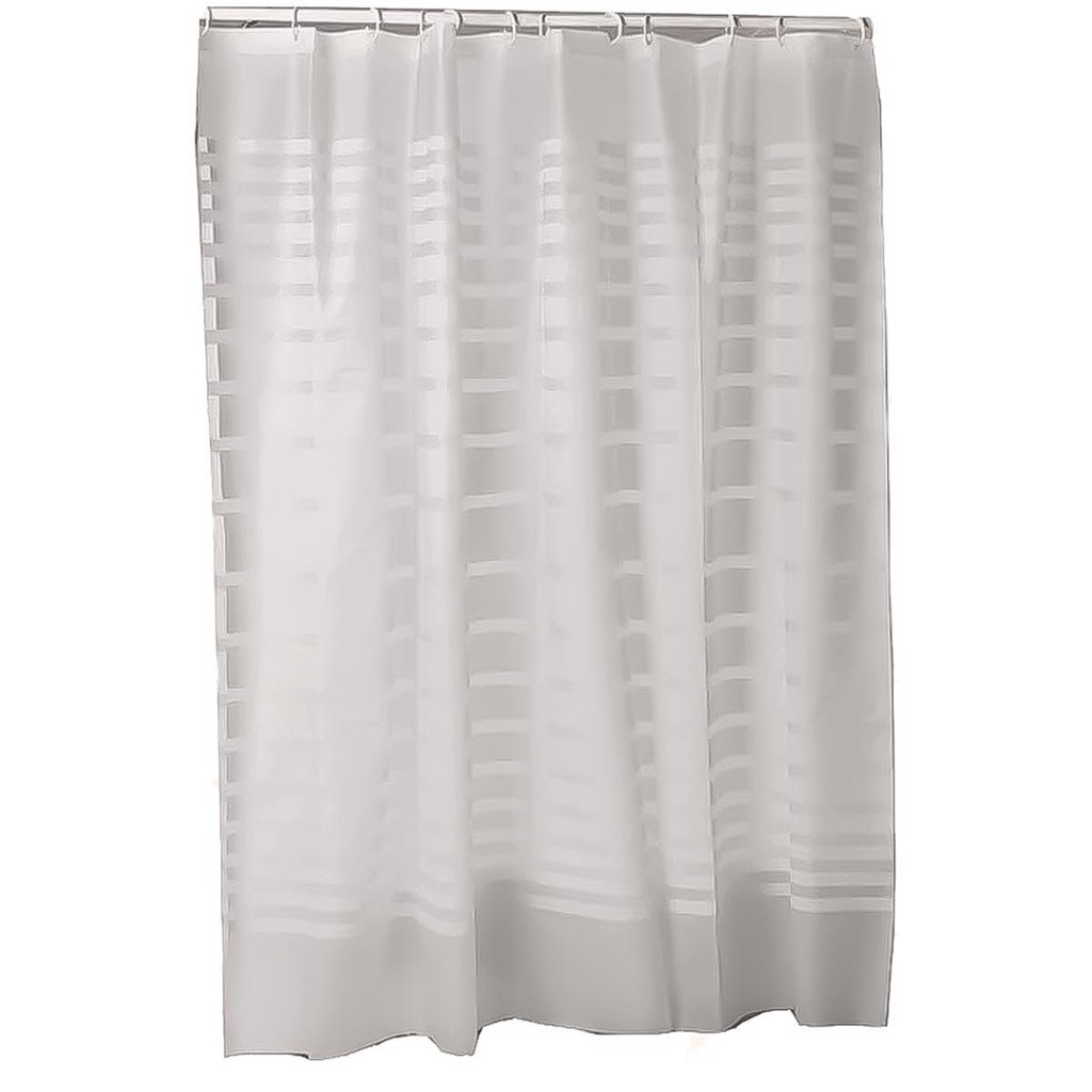 Cortina Plástica Para Box De Banheiro Resistente Estampada Impermeável Decoração Ilhós Reforçado