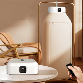 Secador De Roupa Elétrico Dobrado Controle Remoto Máquina Secadora Multifuncional Portátil De Viagem Quente Com Temporizador Home
