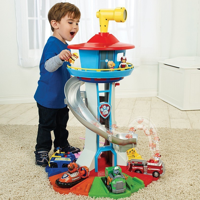 Contato Agora Sede Da Patrulha De Pés Torre De Observação De Brinquedos Base