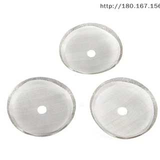 [Scarlett] 3Pcs Cafeteira Francesa Reutilizável De Aço Inoxidável Prensa Filtro De Malha Destacável [Preferido]