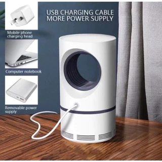 Mata Mosquito Insetos Armadilha Elétrica Usb Repelente Com Luz Led UV Recarregável