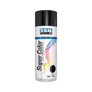 Tinta spray preto para alta temperatura de 350 ml - TekBond