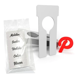 Separador De Cabides/Organizador de Cabides Branco - 10 Und