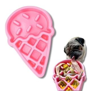 ZippyPaws Comedouro Lento Happy Bowl Ice Cream Para Cães