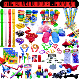 Kit 40 Prenda Festa Junina Brinquedos Doação Lembrancinha Crianças