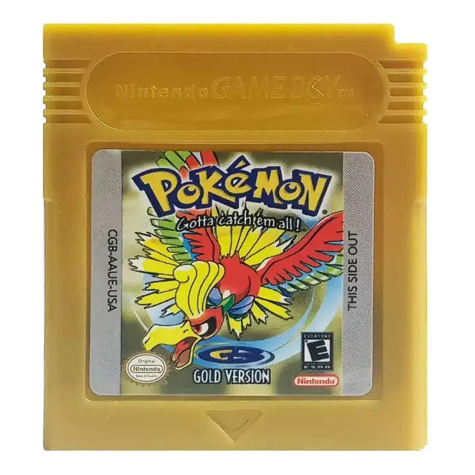 Pokémon Game Boy Collor Red Blue Green Yellow Crystal Golden