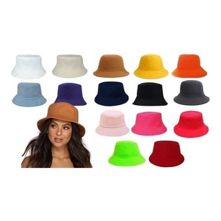 Chapéu Bucket Pescador Cata Ovo Viseira Várias Cores