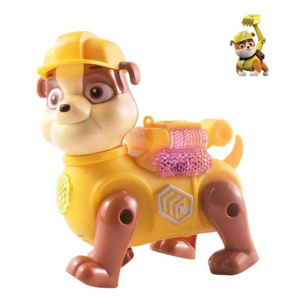 Cachorro Patrulha canina Robo de brinquedo com luzes led movimento e ...