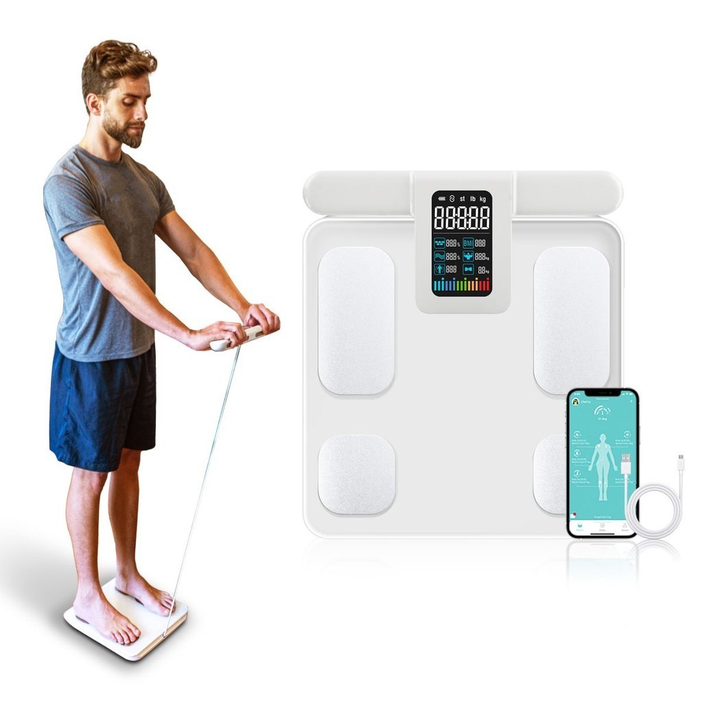 Balança Bioimpedância Corporal Digital BodyScan Relaxmedic | Shopee Brasil
